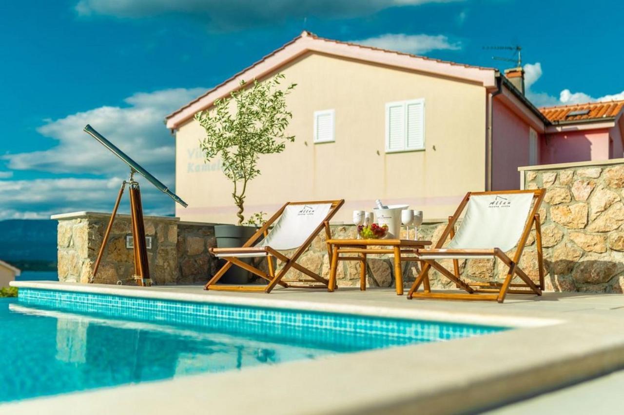 קלימנו Luxury Villa Allen With Pool חדר תמונה