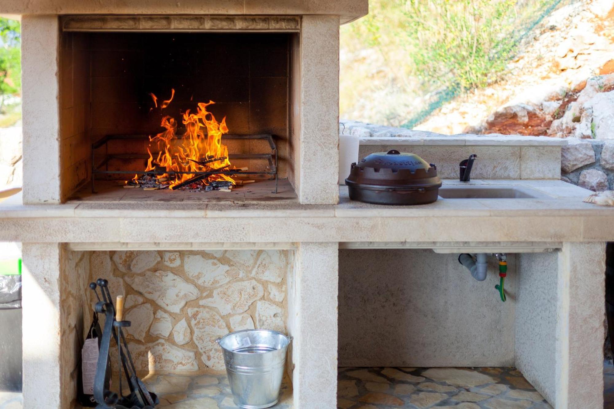 קלימנו Luxury Villa Allen With Pool חדר תמונה